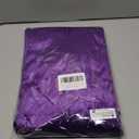 LHJ Unisex Full Length Hooded Robe Cloak Long Velvet Cape Cosplay Costume (Purple)