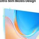 Thinlerian 27 Inch 4K UHD 3840 x 2160 Computer Monitor, IPS Display, Ultra-Thin Bezel, HDMI, DisplayPort, VESA, Build-in Speakers, PC Monitor for Design, Work, Gaming, White