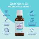 LOVEBUG Award Winning USDA Organic Probiotic for Infants & Babies 0-12 Months | Helps w/Colic, Reflux, Diarrhea, Constipation & Gas | Multi-Strain 5 Billion CFU | Liquid Drops (60 Days Supply) - 20ml