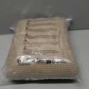 H.VERSAILTEX Super Stretch Individual Seat Cushion Covers Sofa Covers Couch Cushion Cover Slipcover Sets Thick Jacquard Textured Twill Fabric (3 Piece XL Sofa Cushion Covers, Sand)