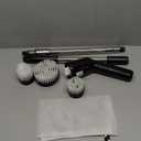 Electric Spin Scrubber for Cleaning Bathroom, Shower Scrubber Cordless Cleaning Brush with IPX7 Waterproof & 2 Speed, 3 Brush Heads, Bathroom Cleaning Supplies for Toilet Shower Tub Black