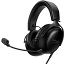 HyperX Cloud III – Wired Gaming Headset, PC, PS5, Xbox Series X|S, Angled 53mm Drivers, DTS Spatial Audio, Memory Foam, Durable Frame, UltraClear 10mm Mic, USBC, USBA, 3.5mm – Black