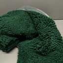 Muddy Mat | Super Absorbent Door Mat Indoor, Microfiber Quick Dry Chenille Entryway Rug, Non-Slip Front Door Mat, Indoor Mats for Entryway, Machine Washable Pet Rug, Dark Green 36"x60"