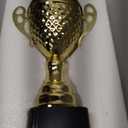 Juvale Gold Trophy Cup - Tournament & Championship Trophy Award - Versatile Awards for Soccer, Basketball & Golf - Rewards for Adults & Kids - 15.2 x 7.5 x 5 in