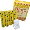 Dog Poop Bag, Biodegradable, Waste Bags with Dispensers, Guaranteed Leak Proof and Extra Thick, Certified Home Compostable, Plant-Based Dog Waste Bags, Eco-Friendly, 240 counts 16 rolls (Yellow, 16) (1 Count (Pack of 250))