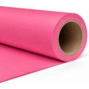 Blush Pink Seamless Paper Backdrop, Pink Photo Backdrop 53" x16.4'