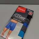 Hanes Mens 3-pack Comfort Flex Fit Ultra Soft Stretch Brief, Blue- Regular Leg- 3 Pack, Medium US
