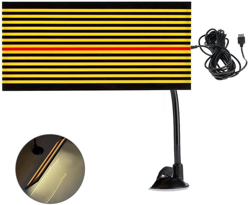Led Stripe Line Board Paintless Dent Removal Repair Tools with 5m Long line and Ajustment Holder Yellow Light