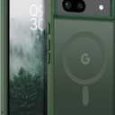 BENTOBEN for Google Pixel 8a Case, Google 8a Magnetic Case [Compatible with MagSafe] Translucent Matte Slim Shockproof Anti-Fingerprint Anti-Scratch Protective Cover for Google 8a 6.1Green