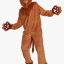 Morph Lion Costume Adult - Lion Costumes for Men - Animal Halloween Costume for Adults - Fun Dress Up Outfit XL
