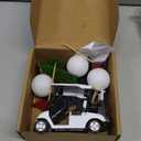 21 Pack Golf Cake Decorations Set with Golf Cart Toy Flag Golf Ball Green Tree, Golf Birthday Cake Toppers for Golf Theme Birthday Party Decoration Supplies