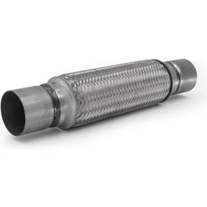 RK7542 Exhaust Flex Pipe 2.25" x 10" Heavy Duty Stainless Steel 14"OL