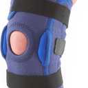 Neo-G Knee Brace for Kids, Hinged Open Patella - Side Hinges Support For ACL, Juvenile Arthritis Relief, Joint Pain, Meniscus Pain - Adjustable Compression - Class 1 Medical Device - One Size - Blue