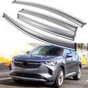 Side Window Visors Wind Deflectors Sun Rain Guards Compatible with Buick Envision 2021 2022 2023 2024 2025 2026, Tape-On 4 pcs