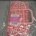 BABANA Jelly Bags - (Set) Small and Large Mother Daughter Jelly Totes | Reusable Gift Basket, Beach Bags - (Small, Large) - Pale Pink