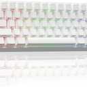 Aula WIN60 HE - 60% Mechanical Gaming Keyboard Wired, Hall Effect Magnetic Switch Hot Swappable, Adjustable Actuation RT Mode, 8000 Hz Polling Rate, RGB Keyboard 60 Percent Compact Design for PC (White)