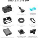 DJI Osmo Action 4 Standard Combo, 4K/120fps Waterproof Action Camera with a 1/1.3-Inch Sensor, Stunning Low-Light Imaging,10-bit & D-Log M Color Performance, Long-Lasting 160 Mins, Outdoor Camera