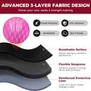BAGAIL Ankle Wrist Weights for Women & Men, Set of 2 (4 lb Each, 8 lbs Total), Wearable Leg Arm Weights with Sleek Design & Secure Fit for Walking, Running, Pilates, Home Fitness - 4lb x 2, Pink
