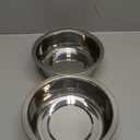 AVERYDAY 54oz Stainless Steel Dog Bowls Set, 2 Pack for Replacement Dogs Bowl Stand, 6.8 Cups Metal Dog Bowls, 8 Inch Medium Large Dogs Water Bowl for Raised Feeder with Opening 7.48-7.72"