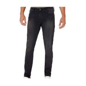 GUESS Men's Mid Rise Slim Fit Tapered Leg Jean 33x30