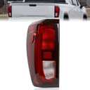 Lochnchn Tail Light Assembly Compatible With 2019-2025 GMC Sierra 1500 2500HD 3500HD Left Driver Side Taillight Rear Lamp Brake Light Replace# 84565919 GM2800309 Halogen Type