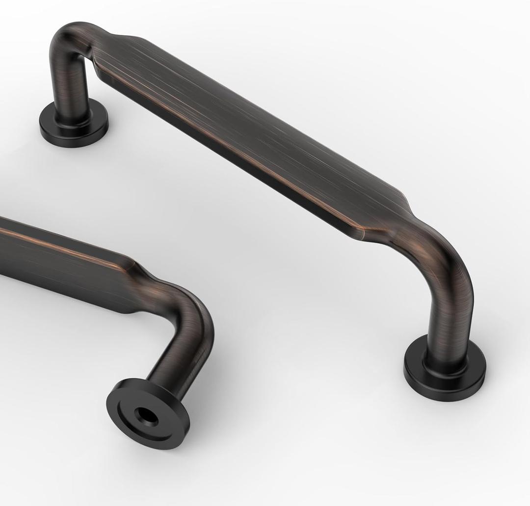 Asidrama 20 Pack 3.75 Inch(96mm) Oil Rubbed Bronze Kitchen Cabinet Handles, Cabinet Pulls Kitchen Cabinet Hardware for Cupboard Drawer Pulls