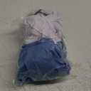 Irtysh Girl Blue Dress White Apron Halloween Cosplay Costume With Bow Hair Band Stockings Set (11-12 Years)