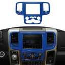 RT-TCZ for RAM Center Dash Control Panel Trim Cover for RAM 1500 2011-2017 Blue Interior Accessories 1pc