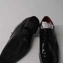 Bruno Marc Men's Faux Patent Leather Tuxedo Dress Shoes Classic Lace-up Formal Oxford 10