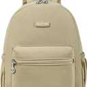 AOTIAN Mini Lightweight 11.8 Inch Backpack Durable Travel Hiking Women and Girls Small Daypack, 7 Liters Khaki