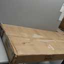 SUPERJARE Vanity Desk with Drawers, 47 inch Computer Desk, Modern Simple Home Office Desks, Makeup Dressing Table for Bedroom - White and Gold