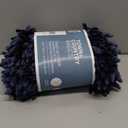 Town & Country Basics Spa Step Noodle Solid Bathroom Toilet Lid Cover, Plush, Soft, and Absorbent, Machine Washable, Blue, 18.5"x19.6"