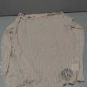 BemorRun Lace Long Sleeve Tops for Women Mock Neck Mesh Top See Through Tops Fitted Layering Top XL