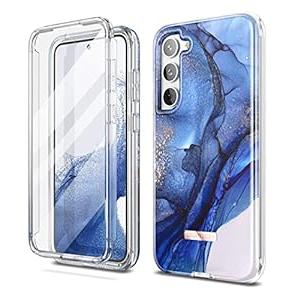 SURITCH for Samsung Galaxy S23 Plus Case, [Built-in Screen Protector] [Dual-Layer Protection ] Full Protection Shockproof Rugged Bumper Phone Cover for Samsung S23 Plus 6.6 Inch - Black