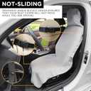 Waterproof Seat Cover Towel, Premium Sweat Carseat Protector, Perfect for Universal Anti-Slip Car Truck SUV Seat, Great for Surfing Yoga Gym Workout, Gray