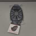 Round Silicone Air Fryer Liners 3Pack, Ninja AF101 & AF161 Silicone Liners for 4-5.3QT, Reusable Air Fryer Accessories Food Grade Liners, Compatible with Ninja, COSORI, Tefal, Bear, Chefman (Black)