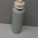 Ello Pop & Fill Insulated Stainless Steel Water Bottle with Quick Fill Lid, Leakproof Locking, Sip or Chug Spout, BPA-Free, Double Wall Vacuum Insulated for Sports, Travel & School- 32oz (Pistachio)