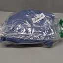 MASCOMODA Womens Summer Dresses 2025 Short Sleeve Maxi Dress Casual V Neck Button Down Tiered A Line Flowy Midi Shirt Dress(Blue, Small)