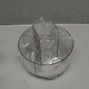 JIKIOU Acrylic Pen Holder, 360-Degree Rotating Pen Holder for Desk, Clear Desk Organizers and Accessories with 5 Compartments Pencil Organizer, Art Supply Storage Box Caddy for Office, Home