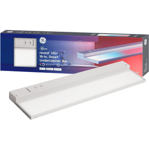 GE Cync Reveal HD+ Smart Undercabinet Light Fixture, Color Changing Undercab Light, Smart Wi-Fi Kitchen Light, Works with Alexa and Google Home, 18-in Bar, 93131251