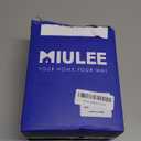 MIULEE Decorative Couch Pillow Covers Neutral Linen Fringe Throw Pillows Set of 4 Modern Rustic Cushions Boho Farmhouse Pillowcases for Bed Sofa Living Room Spring Decor 18x18 Inch Beige/Brown/Blue