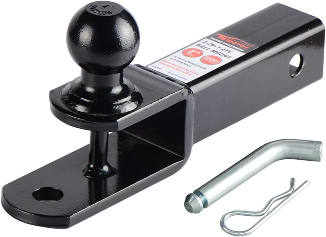 84209 2 inches ATV Receiver Hitch 3 in 1 Ball Mount with 2 inches Ball