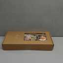 Ling's moment Fake Flowers Box, Faux Artificial Greenery Stems Foam Roses Dahlia Gardenia Tulip Silk Carnation Fabic Flower for Centerpieces Bouquet Wedding Vase, Apricot & Peach, Deluxe Combo