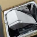 iTouchless 13 Gallon Patented Sensor Trash Can with Lid & Odor Filter, Original Inventor 50L Automatic Kitchen Garbage Bin, Fingerprint-Proof Stainless Steel, Pet-Proof Lock, Soft-Close, Silver