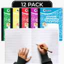 12 Pack Primary Composition Notebooks, 200 Pages (100 Sheets)