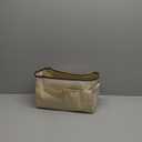 Bedside Storage Organizer 5 Pockets with 4 Hooks Hanging Storage Bag for Headboards/Bunk Bed (Beige)