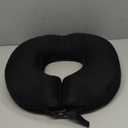 Benazcap Donut Pillow Seat Cushion for Sciatica & Tailbone Pain Relief, Memory Foam Hemorrhoid Pillow by Ergonomic for Coccyx, Sciatica, Pregnancy, Postpartum- Black