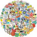 Water Bottle Stickers for Kids, 100 PCS Waterproof Cute Fun Vinyl Stickers Pack for Girls Boys