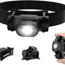 PHILIPS SFL1851 LED Headlamp Rechargeable,Head Light Flashlight for Adults-Camping Accessories Gear,5 Modes for Hiking, Running, Repairing, Fishing, Cycling,USB Cable Included
