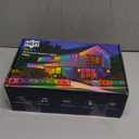 Permanent Outdoor Lights Pro,150ft with 90 LED RGB IC Smart Eave Light for Outdoor Decorations,IP67 Waterproof with Remote/App Control, DIY LED Scenes Modes for House Roof Decor, Black